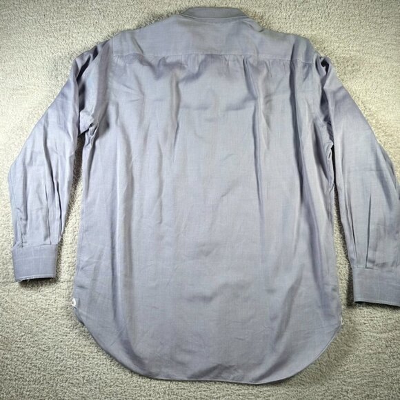 Isaia Napoli Mens Button Dress Shirt LS Light Purple Lavender Size 16 41 Large - Picture 2 of 13